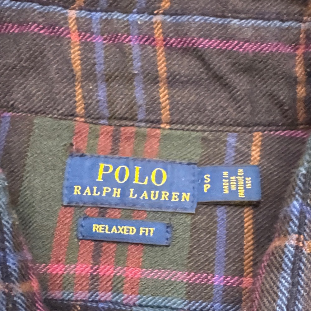 Polo by Ralph Lauren Multicolor Plaid Shirt with Bird Embroidery - Picture 3 of 6